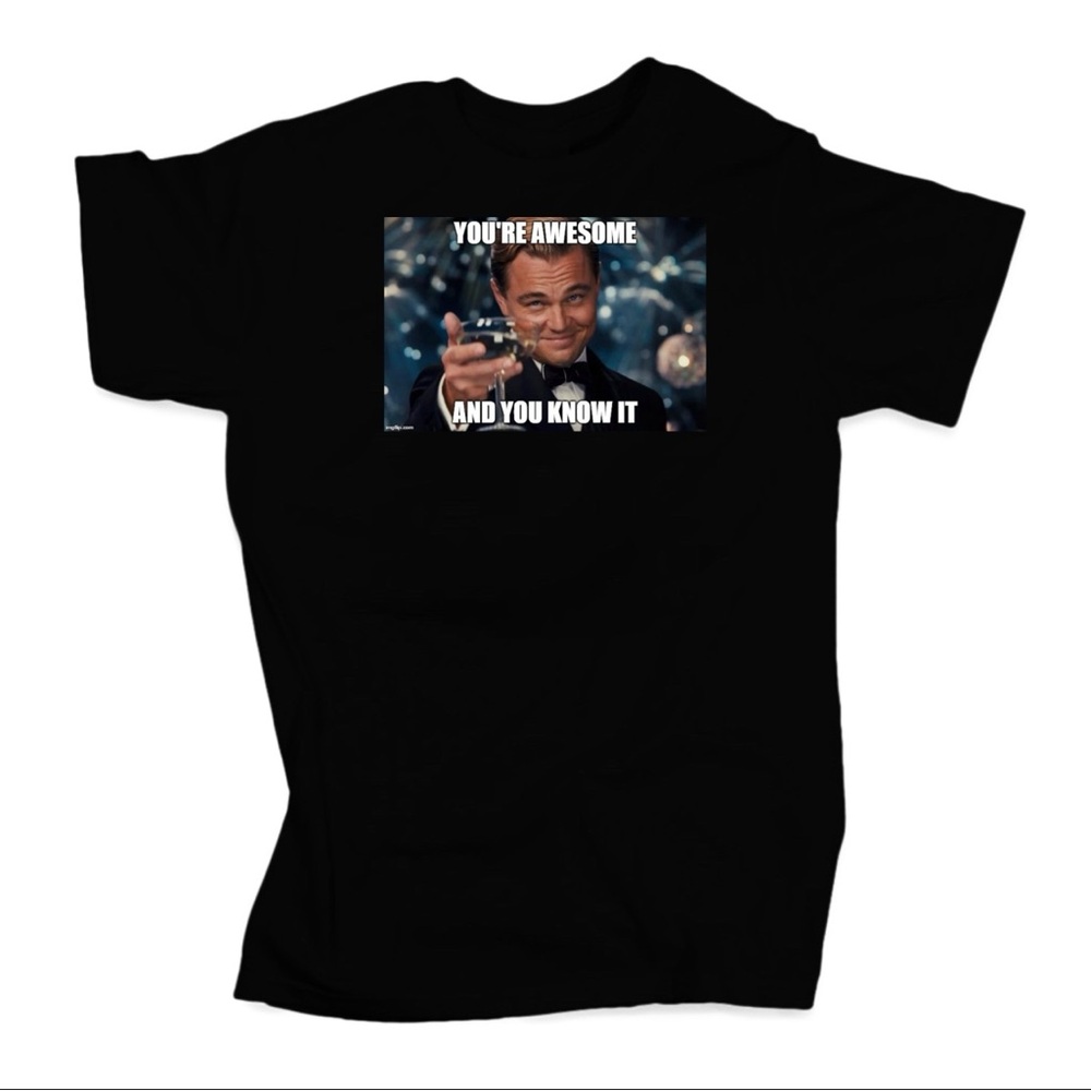 You are awesome and you know it meme Tshirt (Unisex)